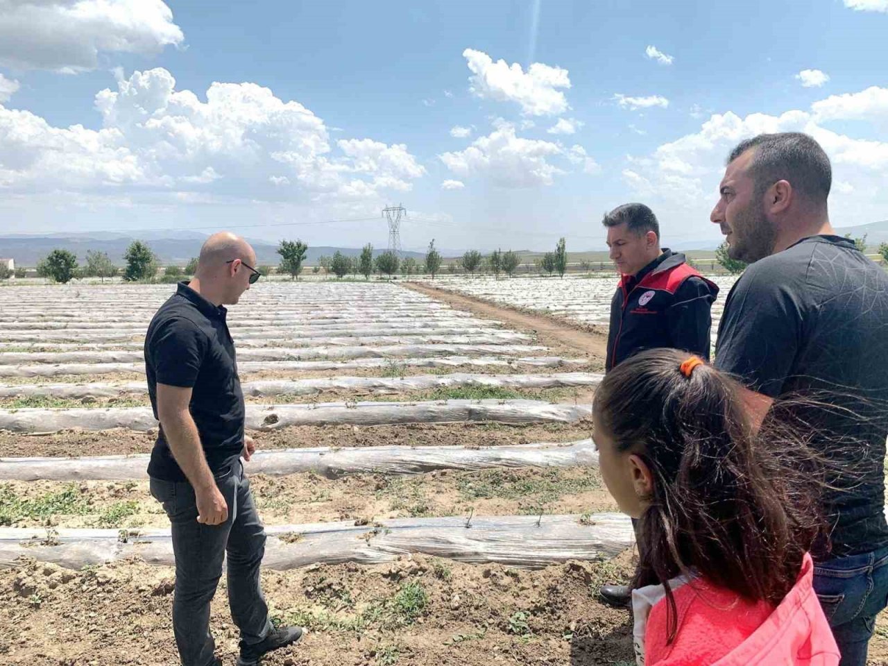 Doğubayazıt Kaymakamı Ekinci, meyve ve sebze bahçelerinde incelemelerde bulundu
