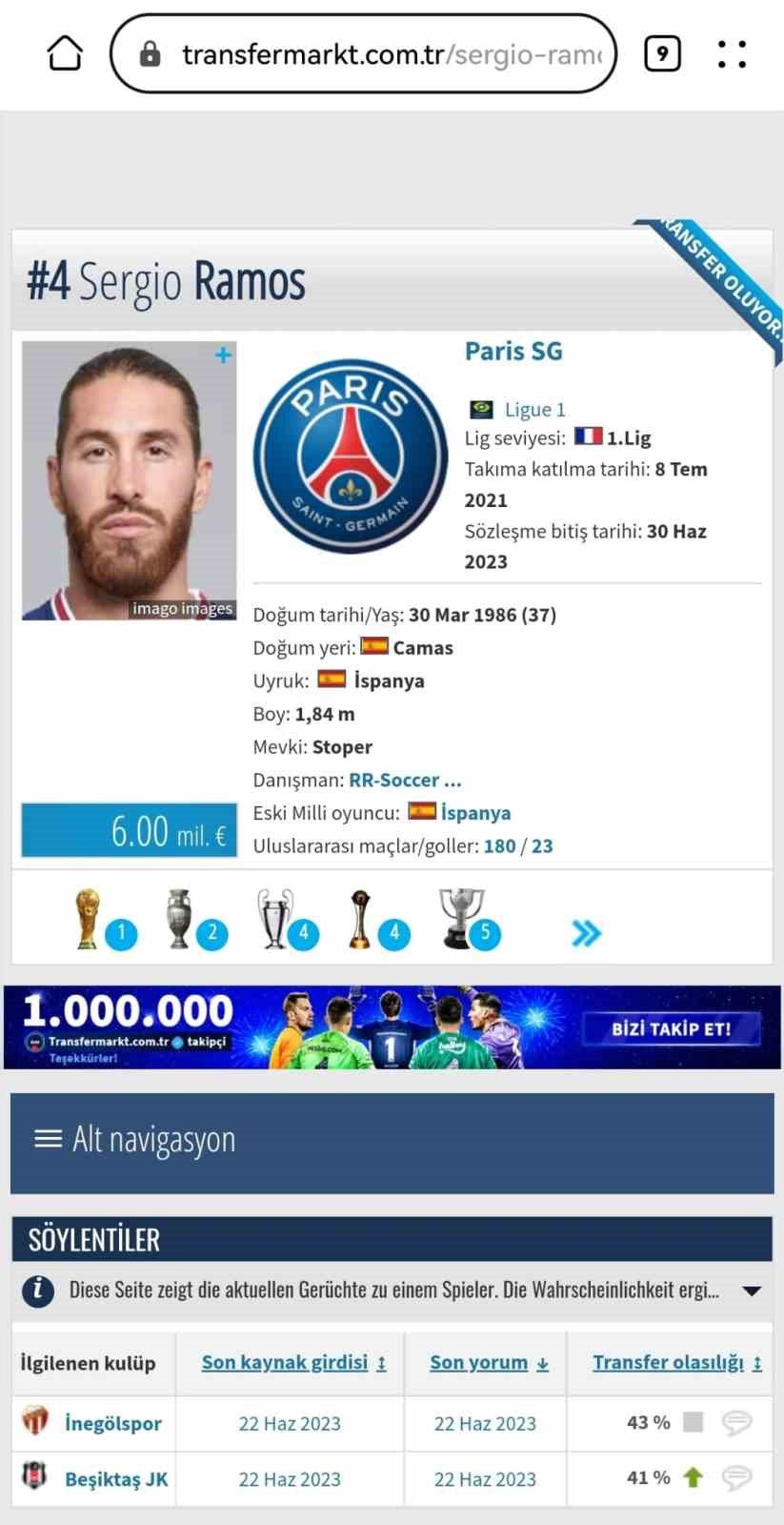 İnegölspor Başkanı Osman Sevim’den Sergio Ramos açıklaması