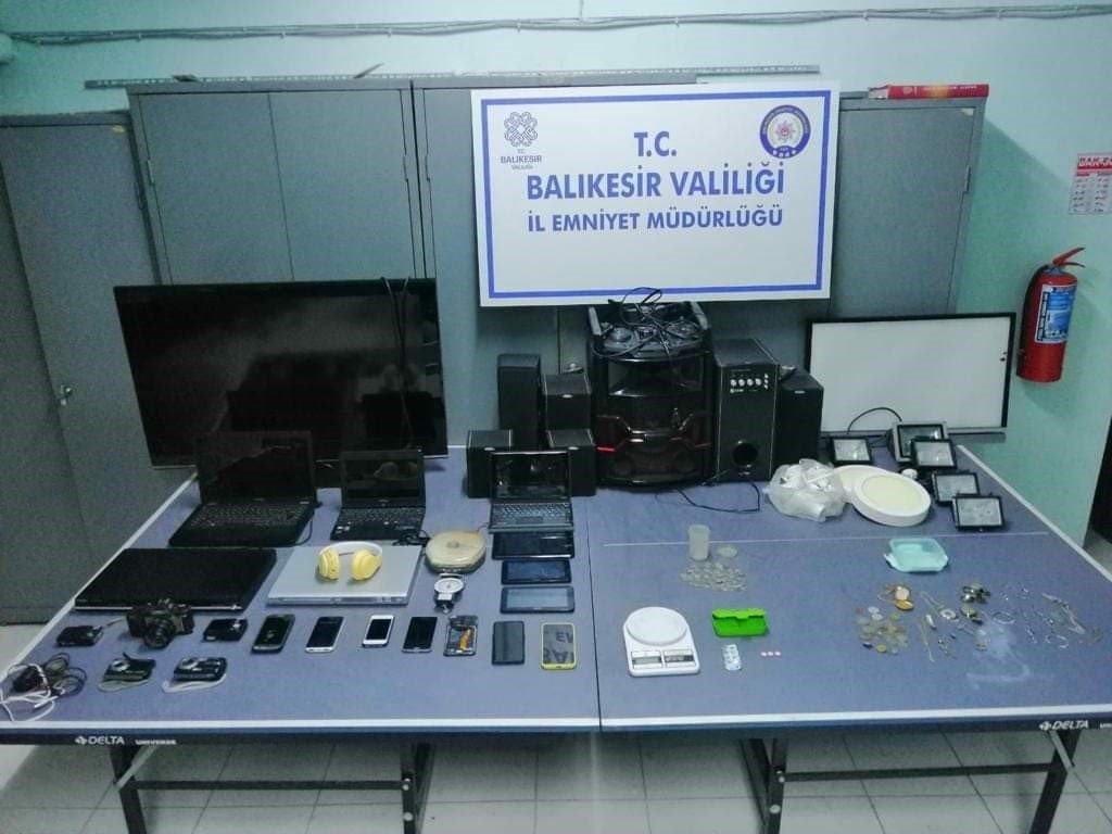 Erdek’te Emniyet’ten hırsızlık operasyonu