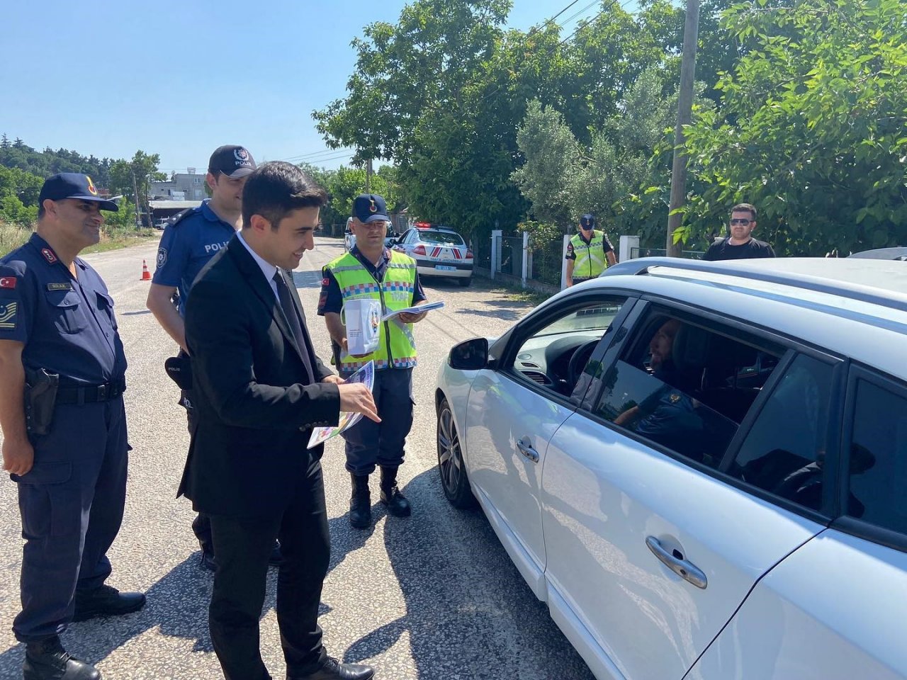 Kaymakam Çelik yol denetiminde