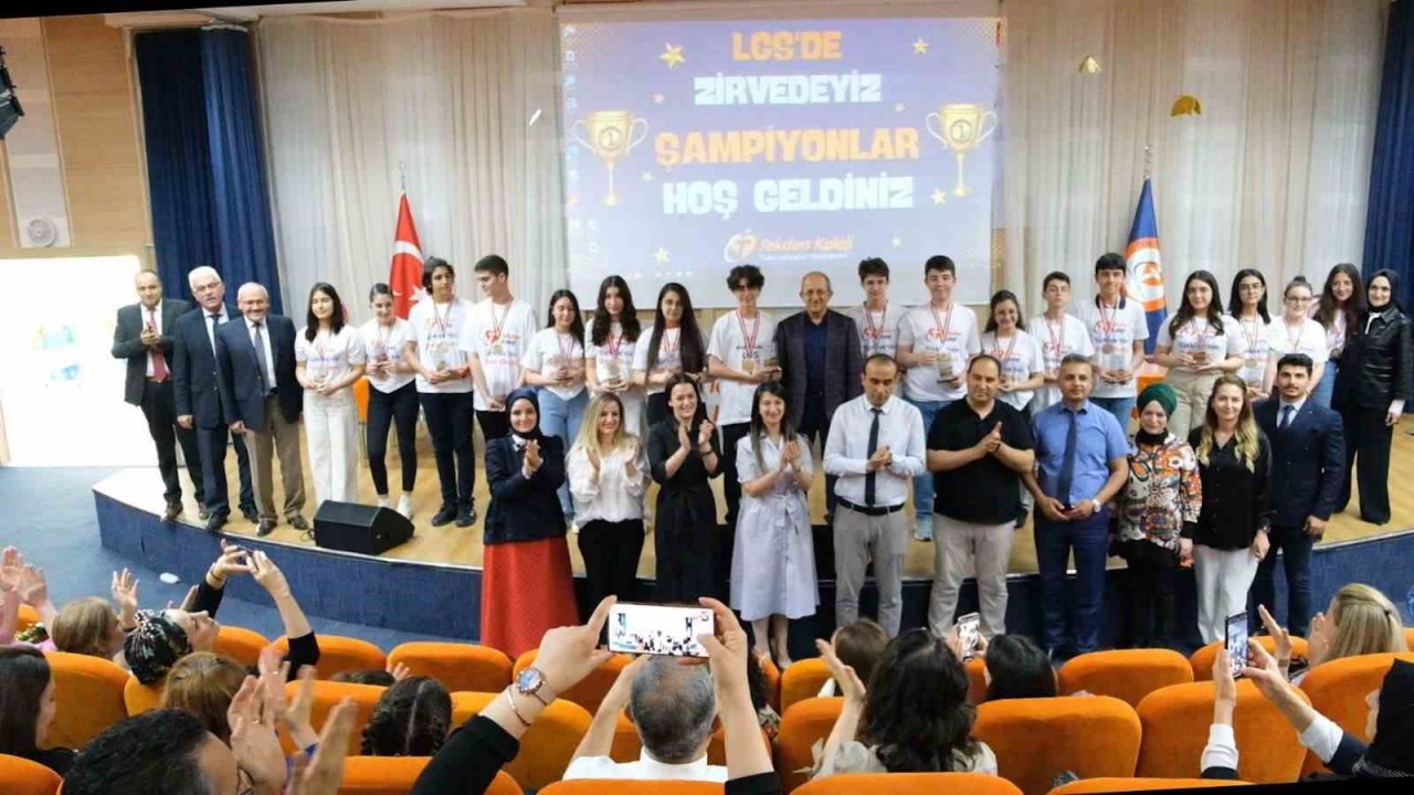 Tekden Eğitim Kurumları’ndan LGS’de 4 Türkiye birincisi