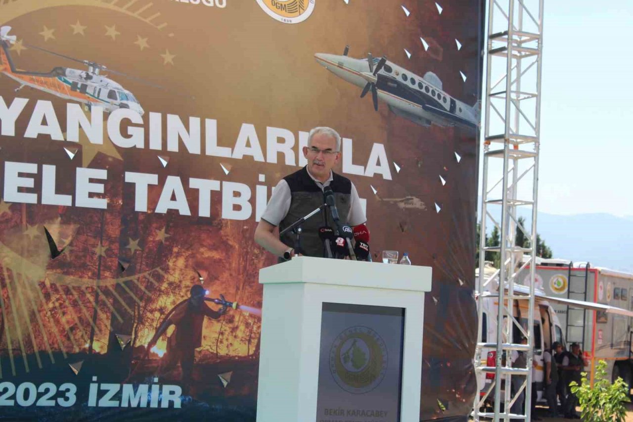 Bakan Yumaklı açıkladı: “Yangına müdahale süresinde hedef, 10 dakika”