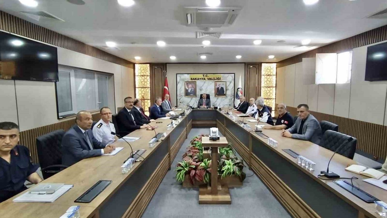 Sakarya’da Kurban Bayramı güvenlik tedbirleri toplantısı