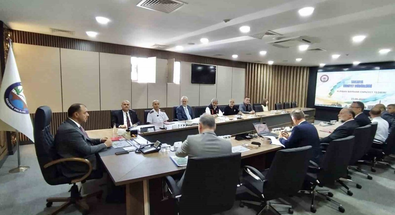 Sakarya’da Kurban Bayramı güvenlik tedbirleri toplantısı