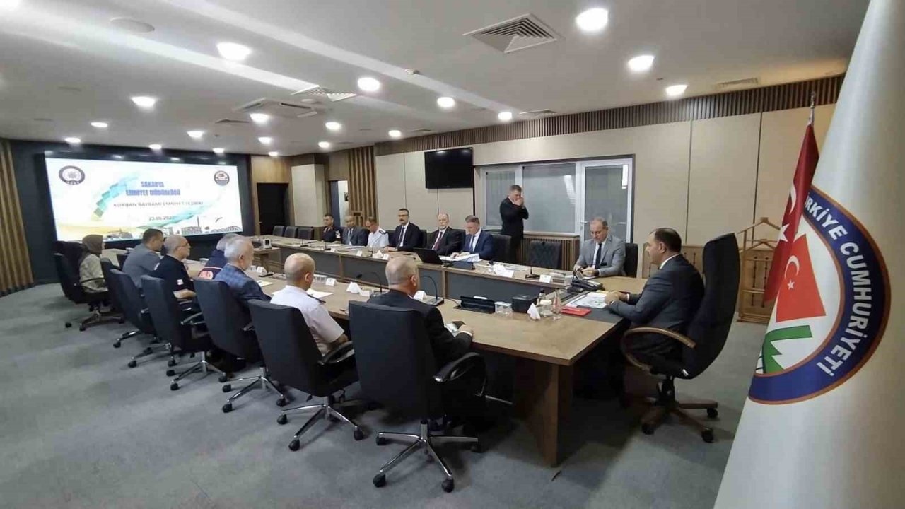 Sakarya’da Kurban Bayramı güvenlik tedbirleri toplantısı