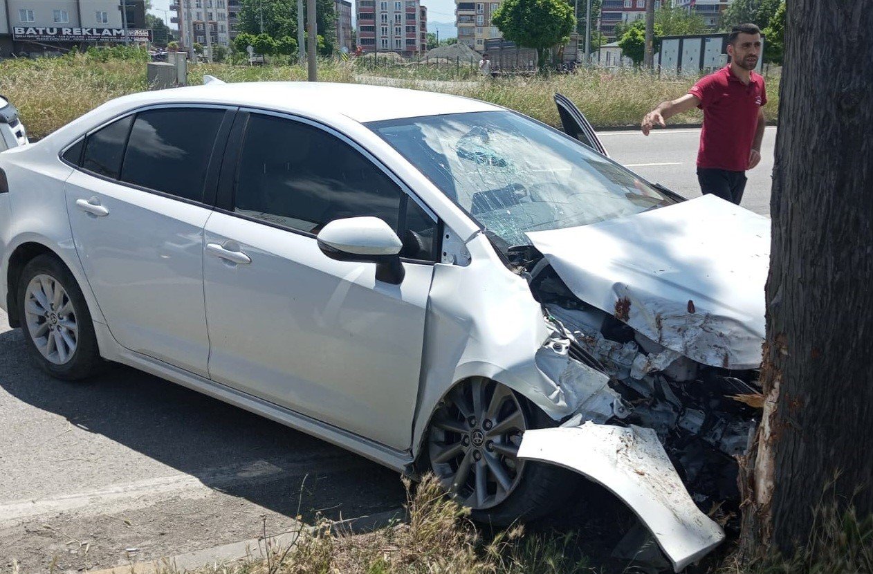 Samsun’da trafik kazası: 3 yaralı