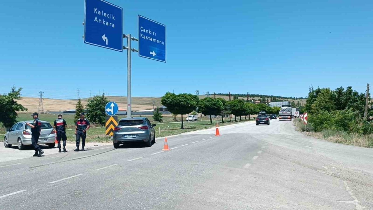 Çankırı’da iki otomobil çarpıştı: 1 yaralı