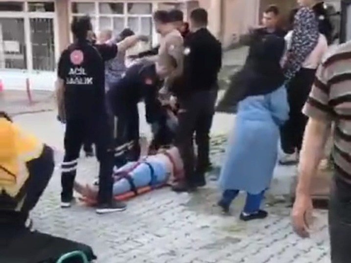 Tavşanlı’da balkondan düşen kadın yaralandı