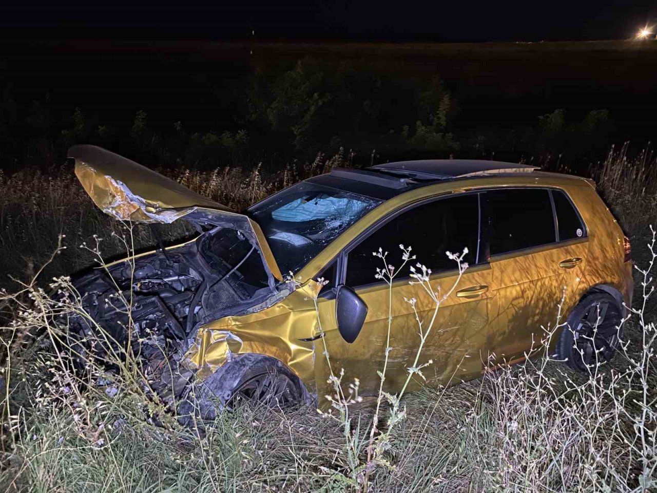 Tekirdağ’daki iki otomobilin çarpıştığı kazada can pazarı: 4 yaralı