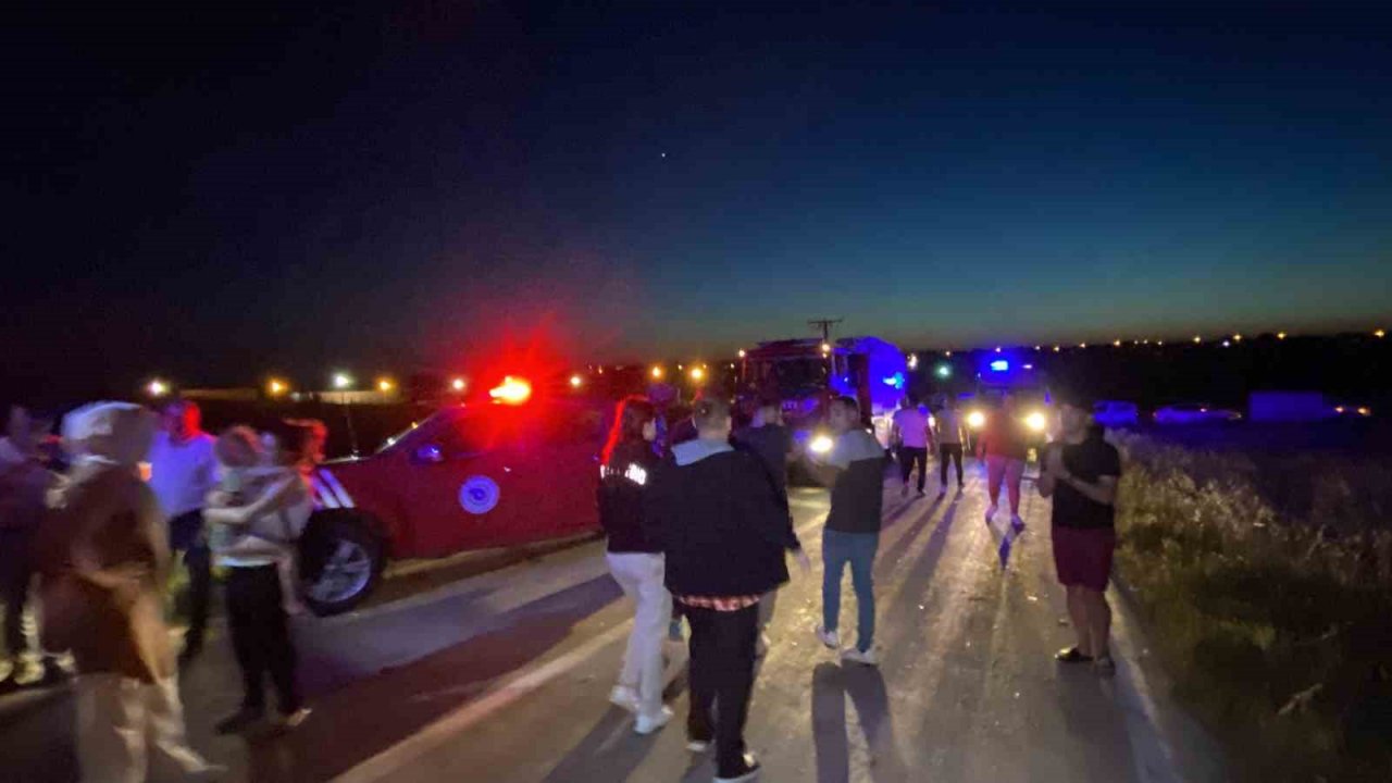 Tekirdağ’daki iki otomobilin çarpıştığı kazada can pazarı: 4 yaralı