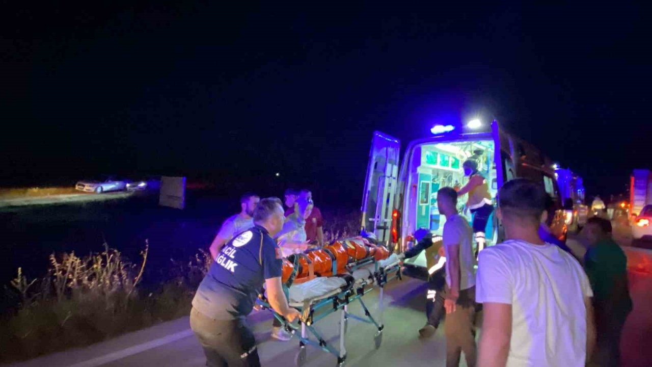 Tekirdağ’daki iki otomobilin çarpıştığı kazada can pazarı: 4 yaralı