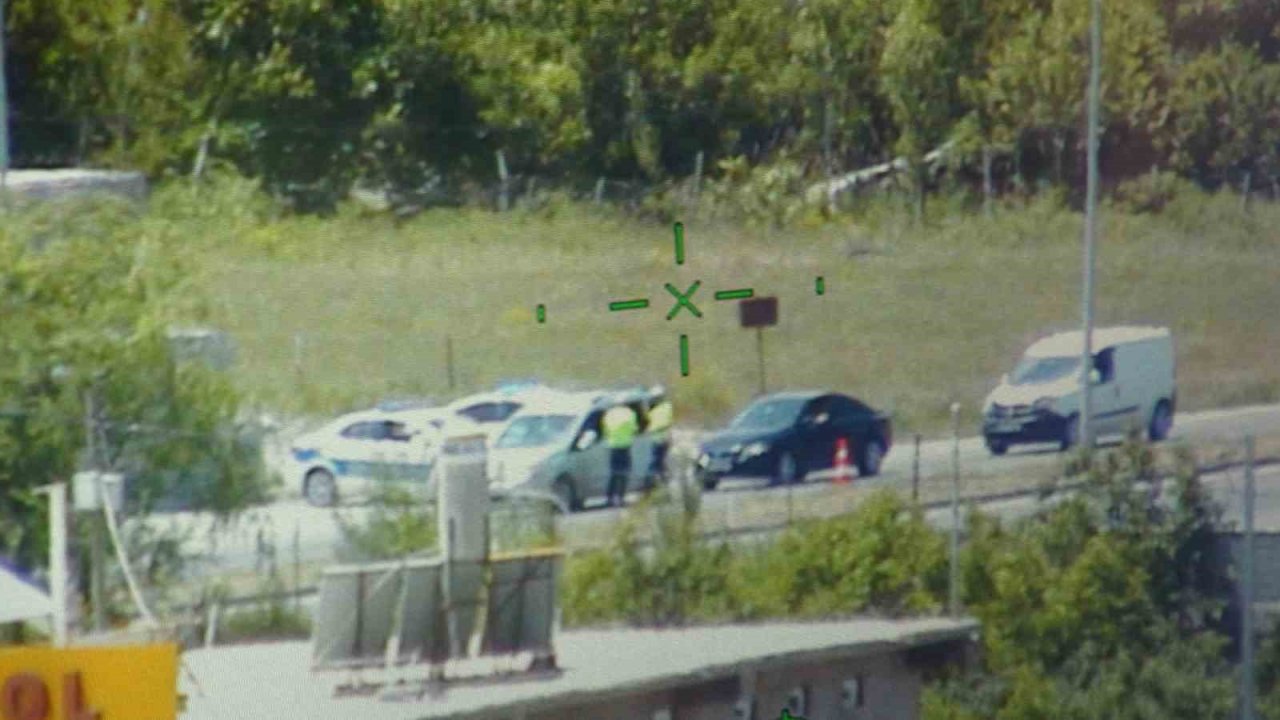 Van’da bayram trafiğine helikopterli denetim