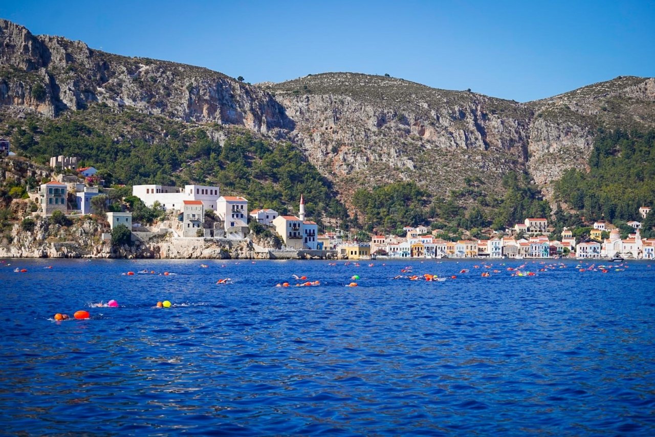 17. Uluslararası Meis-Kaş Yüzme Yarışı yapıldı