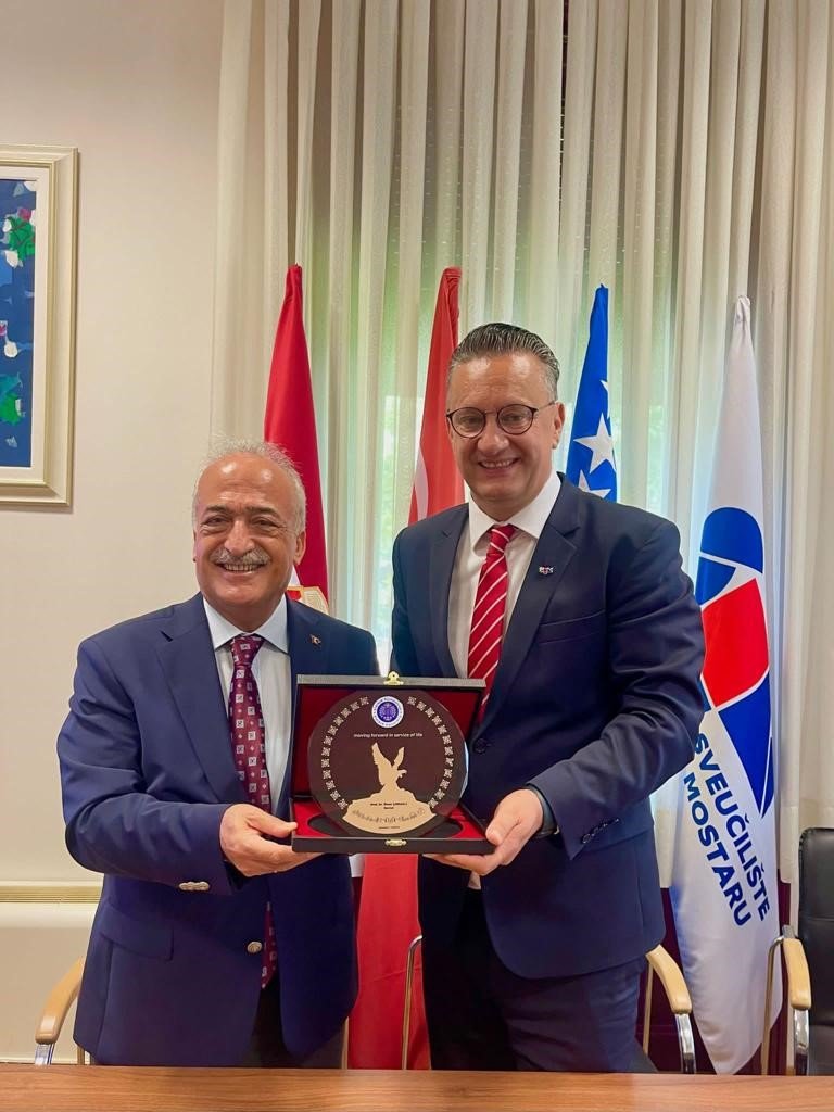 Rektör Çomaklı’dan balkan üniversitelerine ziyaret