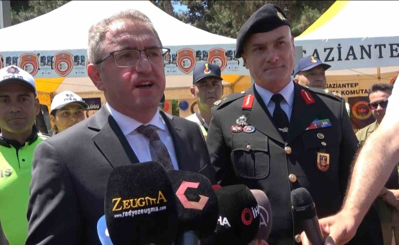 Gaziantep’te polis ve jandarma ekiplerinden bayram denetimi