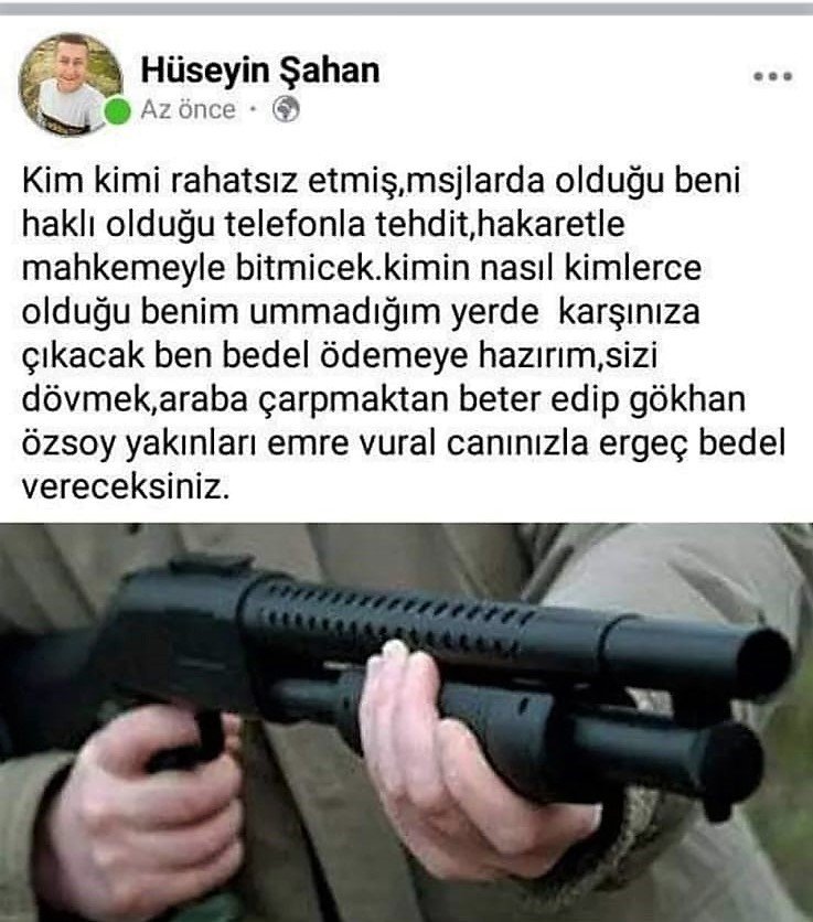 Karısına mesaj attığı kişi ve tanıdıklarını tehdit etmiş