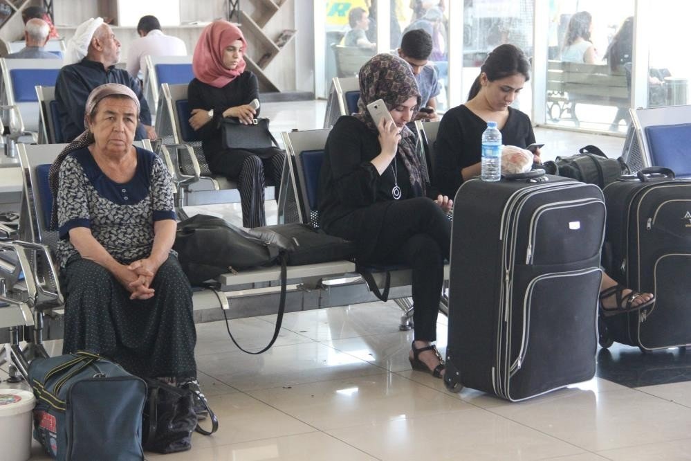 Erzincan Otogarında bayram hareketliliği