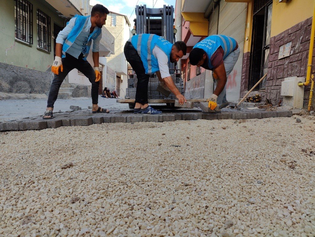 Eyyübiye’de sel felaketi sonrası çalışmalar sürüyor