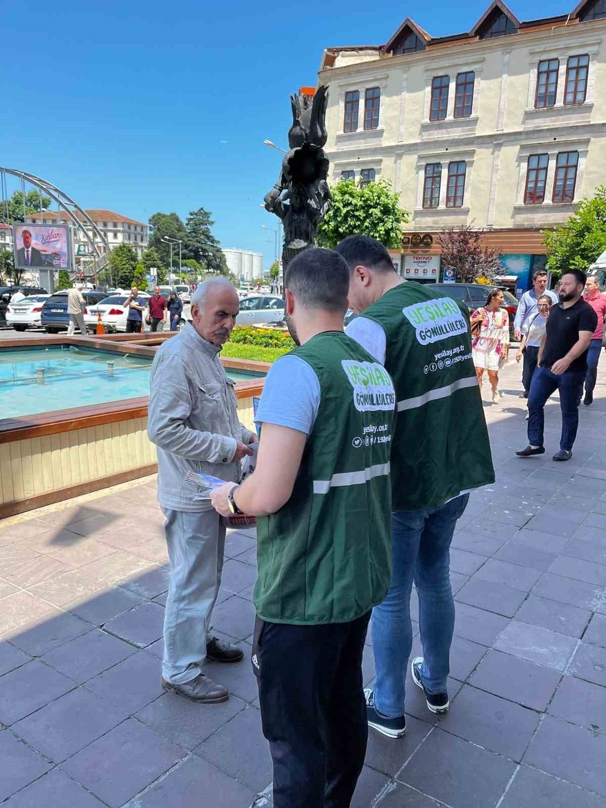 Giresun’da uyuşturucu ile mücadele için farkındalık çalışması yapıldı
