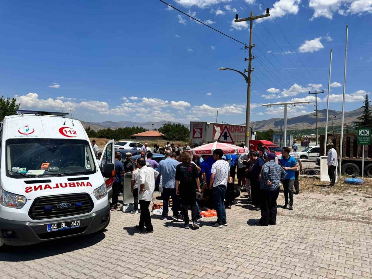 Malatya’da otomobiller çarpıştı: 3 yaralı