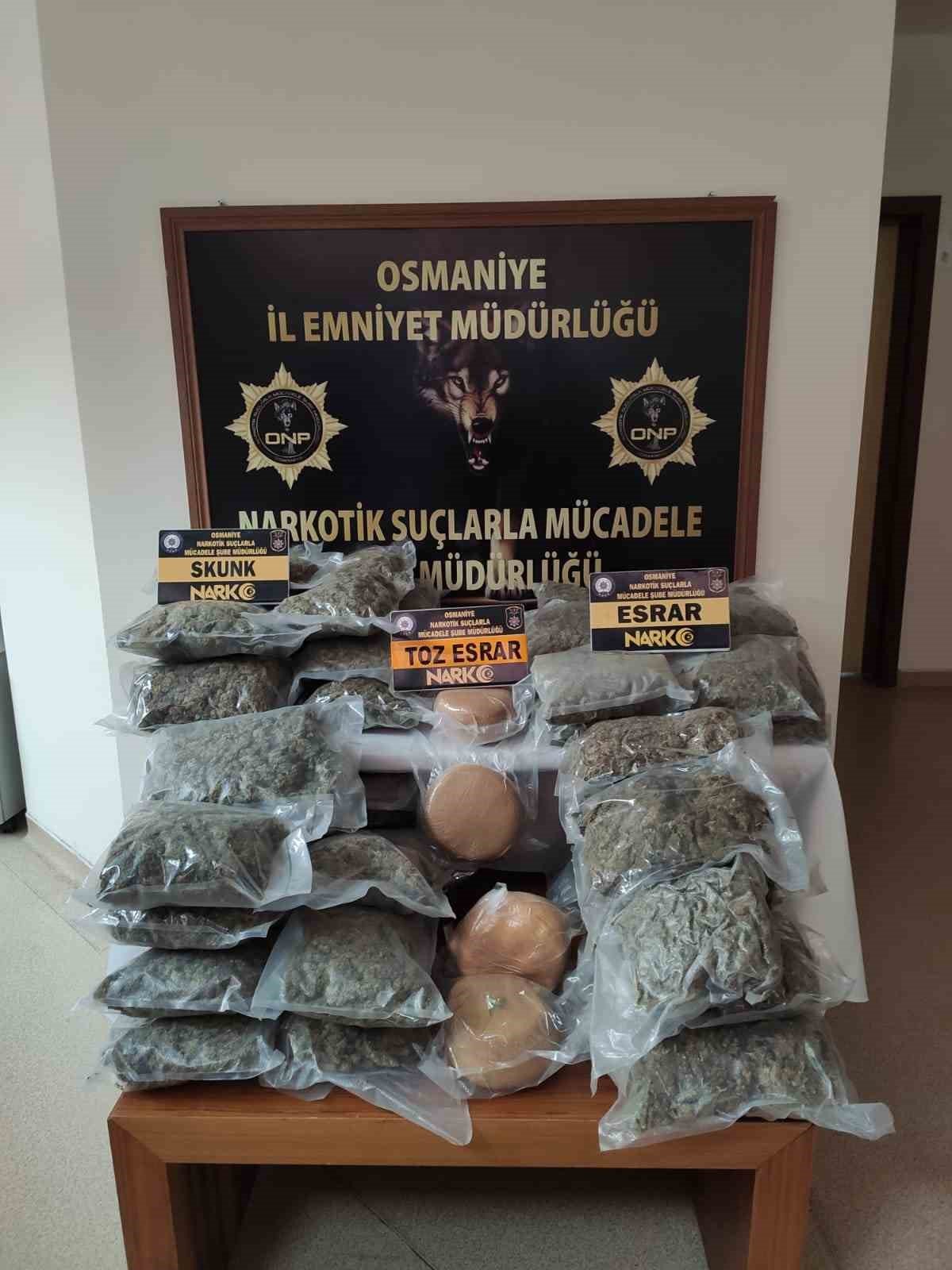 Osmaniye’de uyuşturucu operasyonları:26 gözaltı