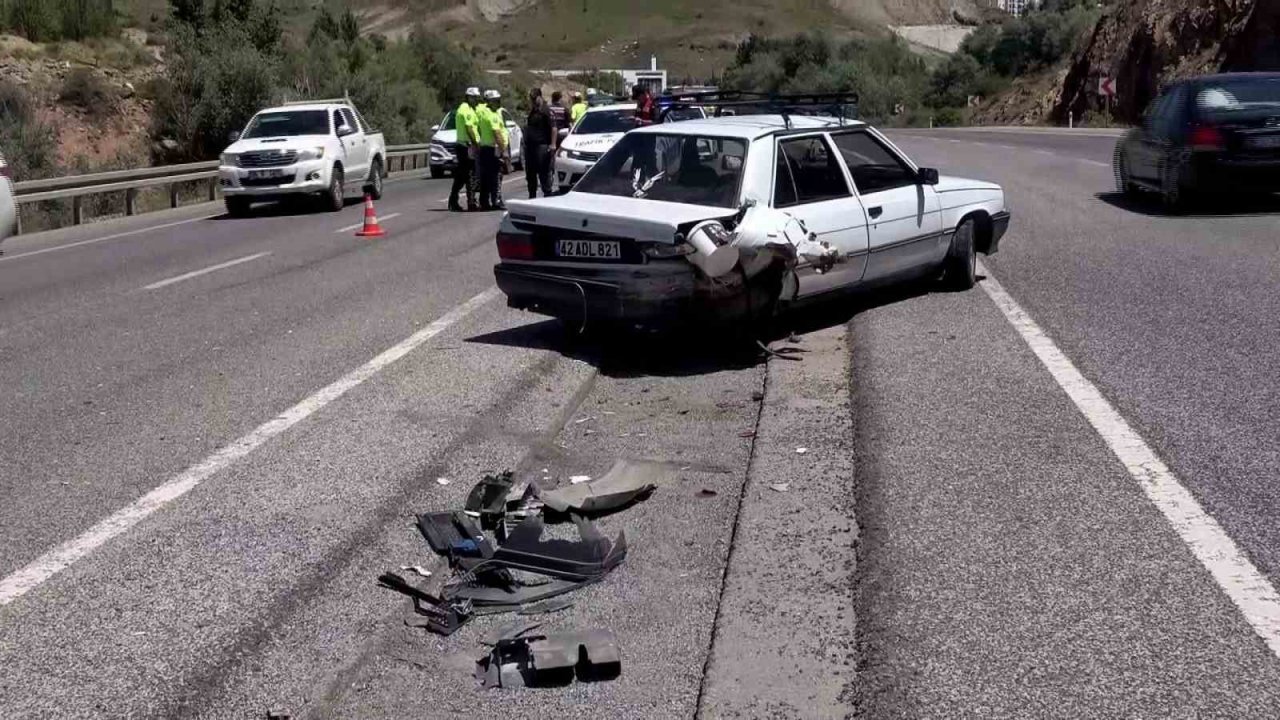 Yozgat’ta iki otomobil çarpıştı: 1 yaralı