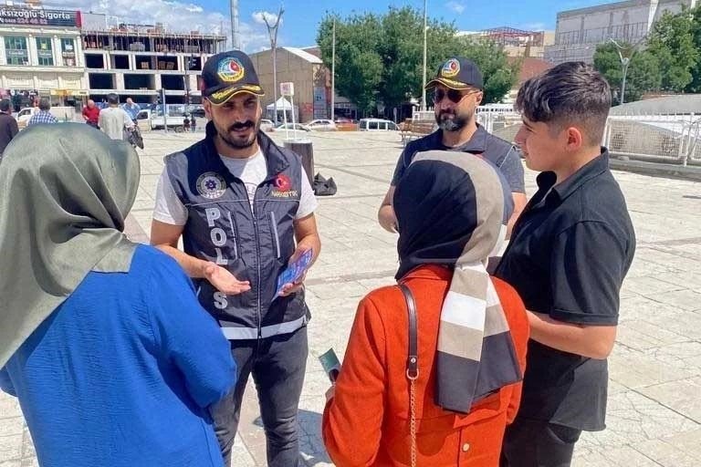 Erzincan’da uyuşturucu ile mücadele için farkındalık çalışması yapıldı