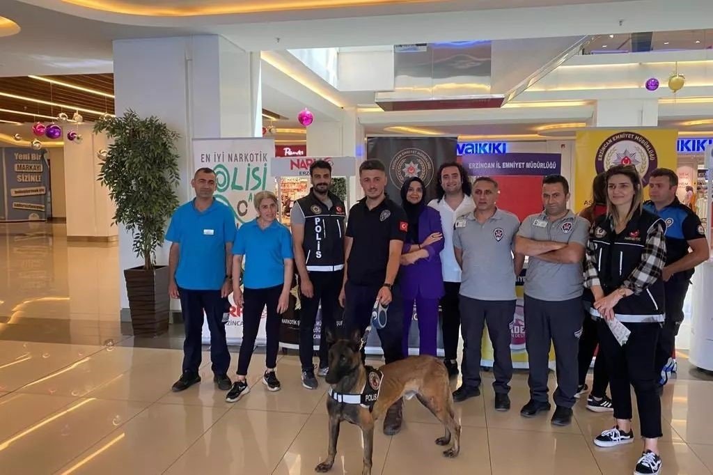 Erzincan’da uyuşturucu ile mücadele için farkındalık çalışması yapıldı
