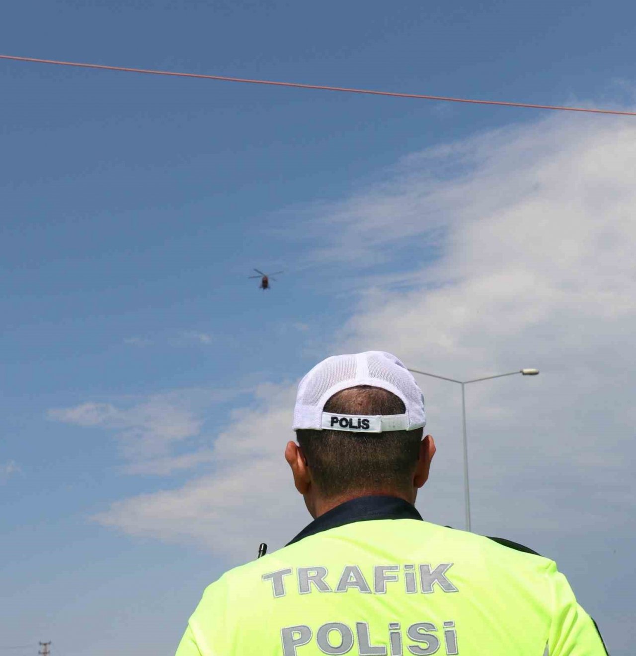 Ağrı’da hava destekli trafik denetimi