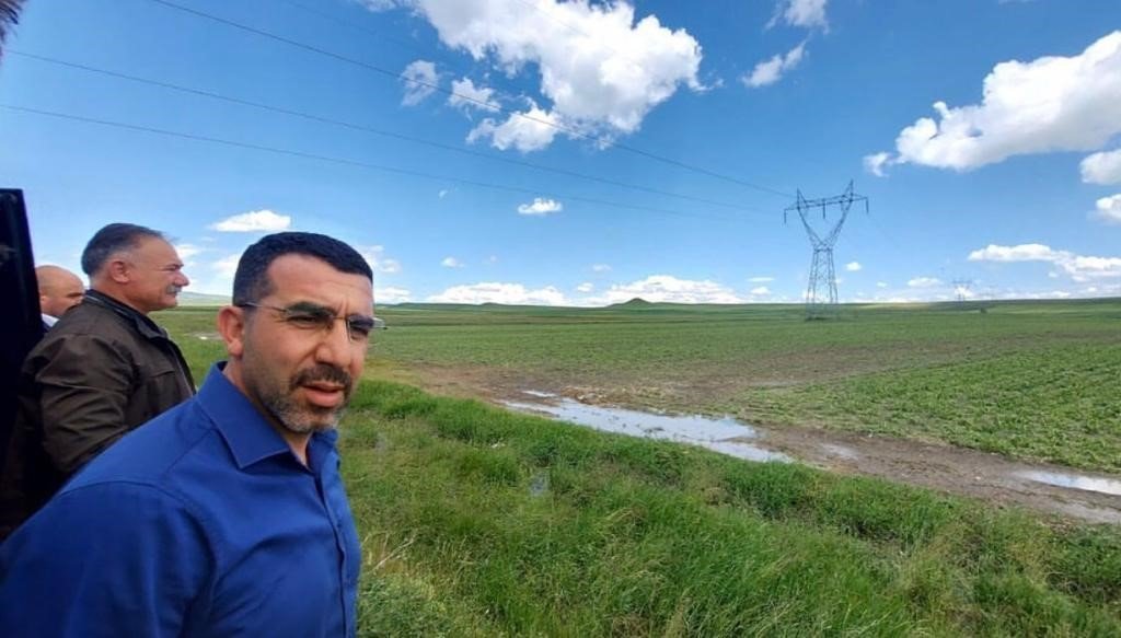 AK Parti milletvekili Çalkın, doludan zarar gören Akyaka’da