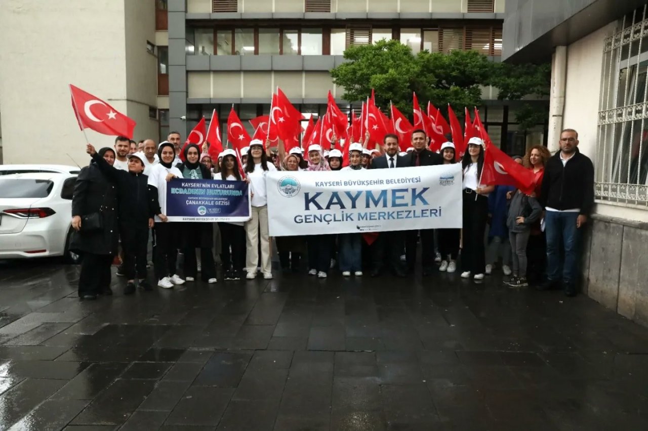 Çanakkale gezisinden dönen öğrencilerden Başkan Büyükkılıç’a teşekkür