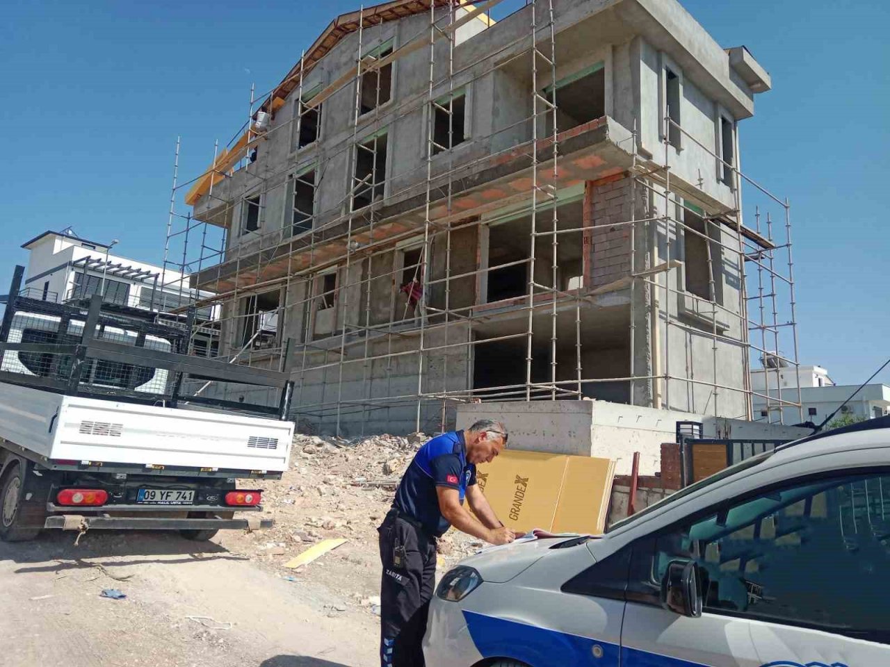 Didim’de inşaat yasağına yönelik denetim çalışmaları sürüyor