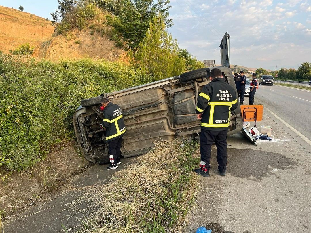 Tokat’ta bayram yolcuğunda kaza: 4 yaralı