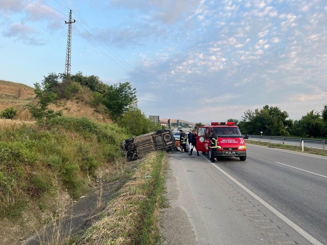 Tokat’ta bayram yolcuğunda kaza: 4 yaralı
