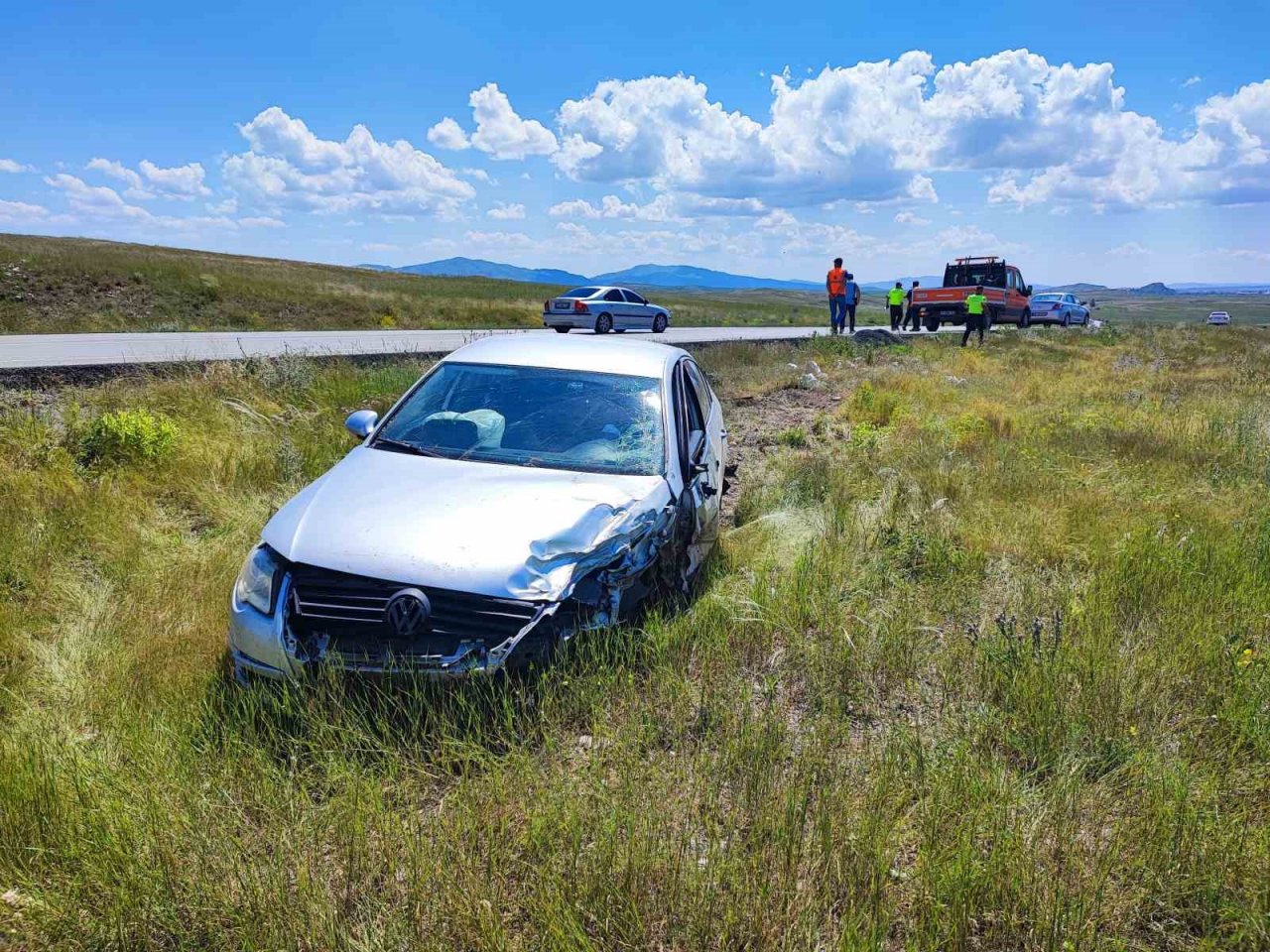 Bayram yolunda kaza 9 yaralı