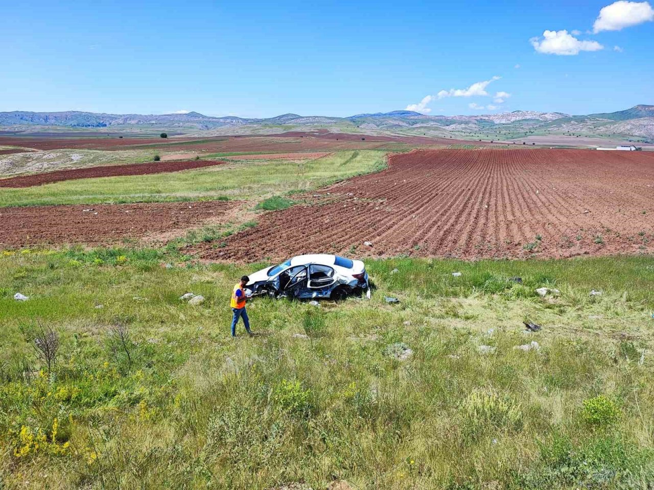Bayram yolunda kaza 9 yaralı