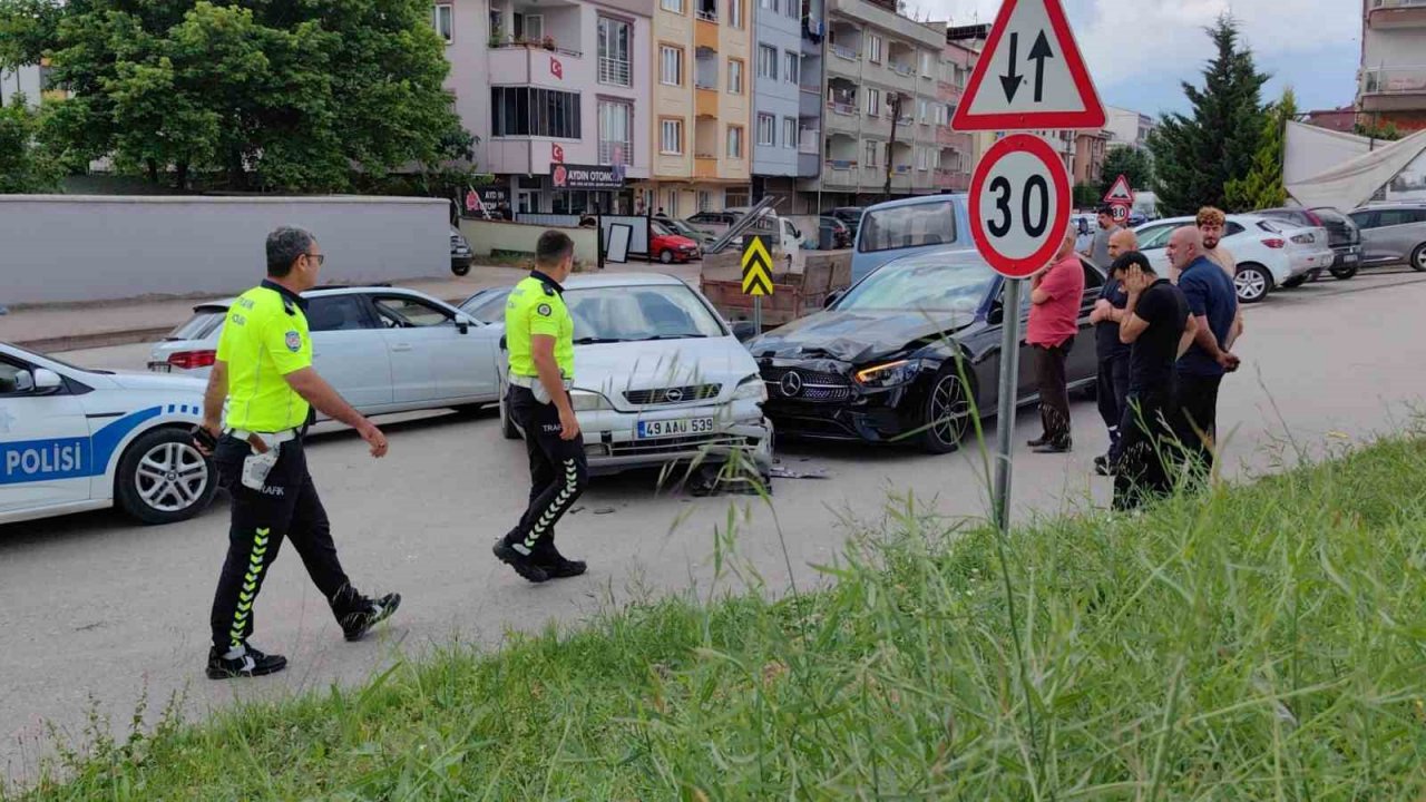 İnegölspor Başkanı Osman Sevim kaza yaptı
