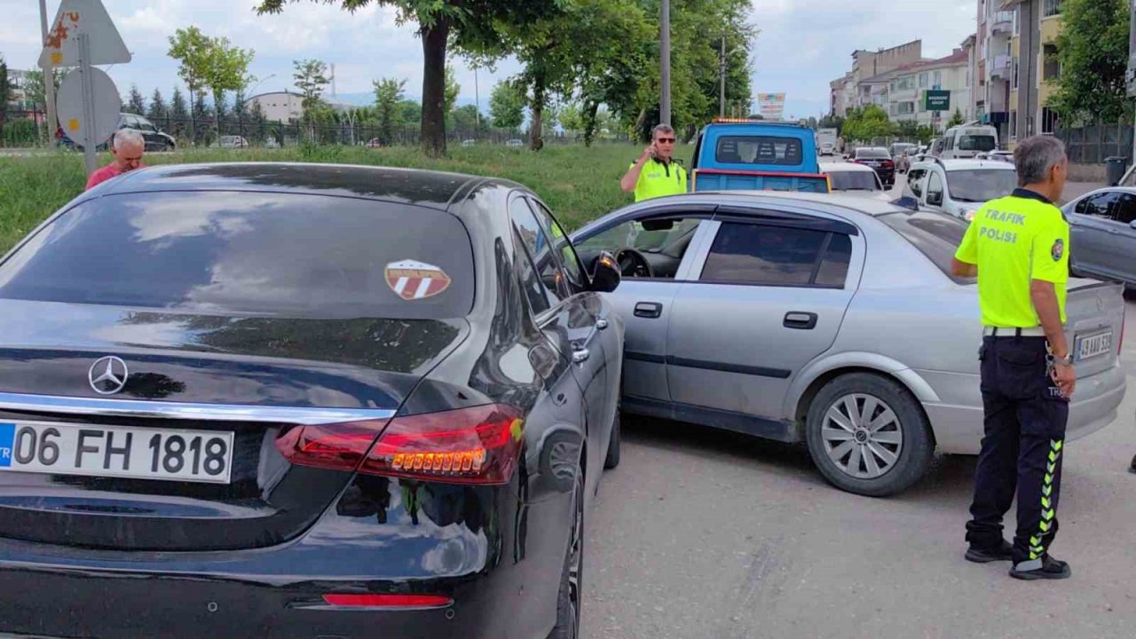 İnegölspor Başkanı Osman Sevim kaza yaptı