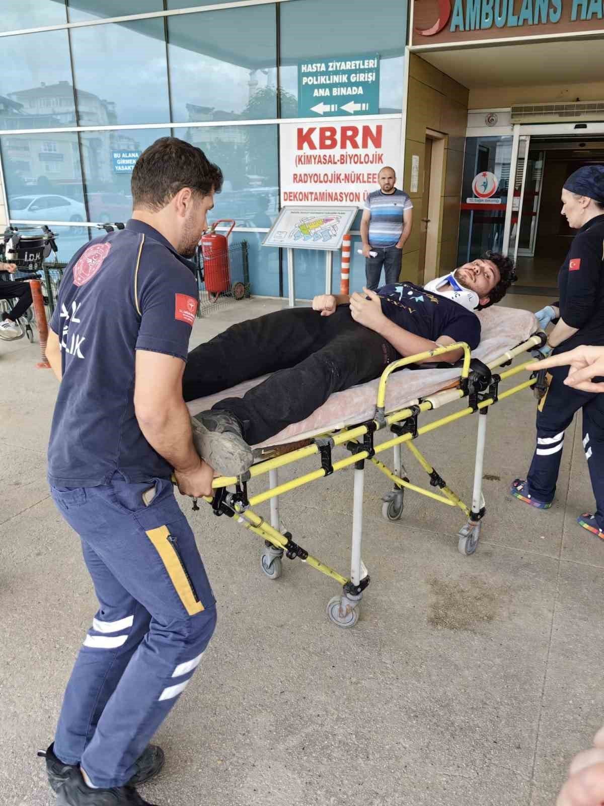 İnegölspor Başkanı Osman Sevim kaza yaptı