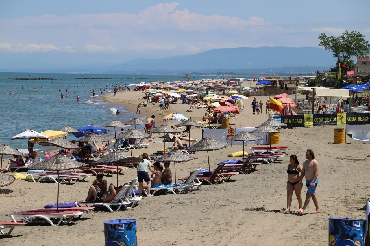 Bayramın ilk günü o sahil doldu taştı