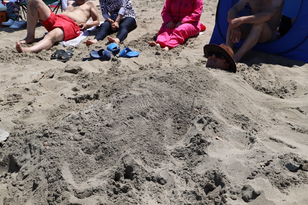 Bayramın ilk günü o sahil doldu taştı