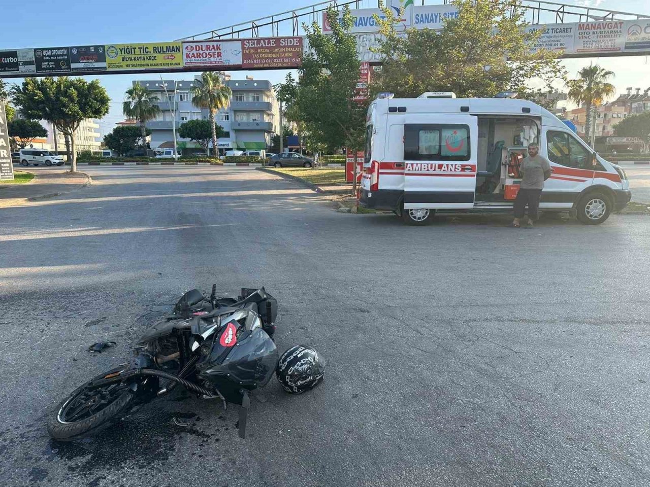 Kaskı sayesinde ölümden döndü