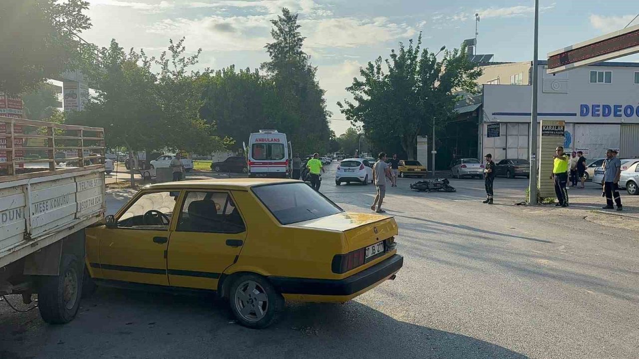 Kaskı sayesinde ölümden döndü