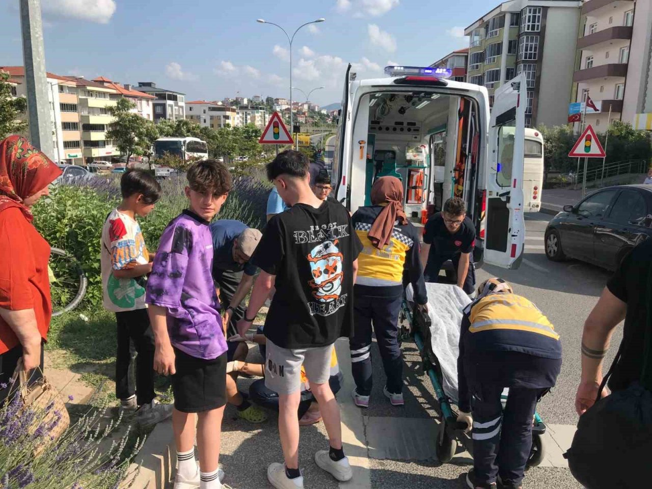 Bilecik’te bisikletten düşen çocuk yaralandı