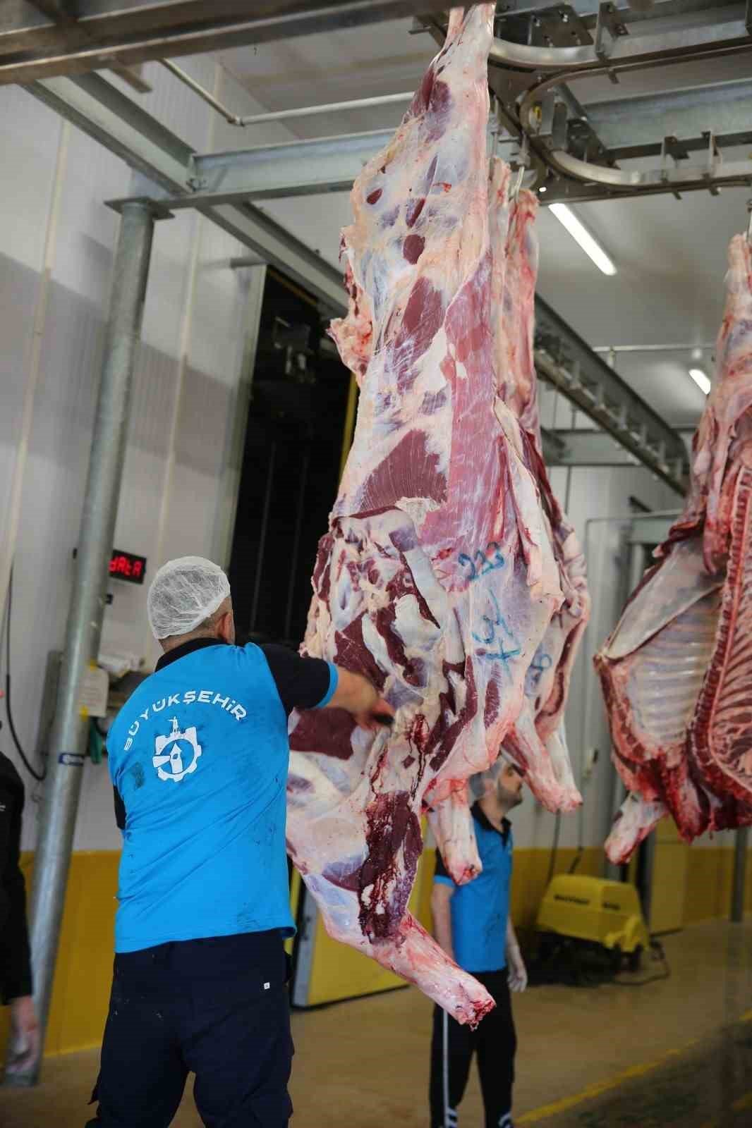 Modern kesimhanede dini hükümlere uygun kesim