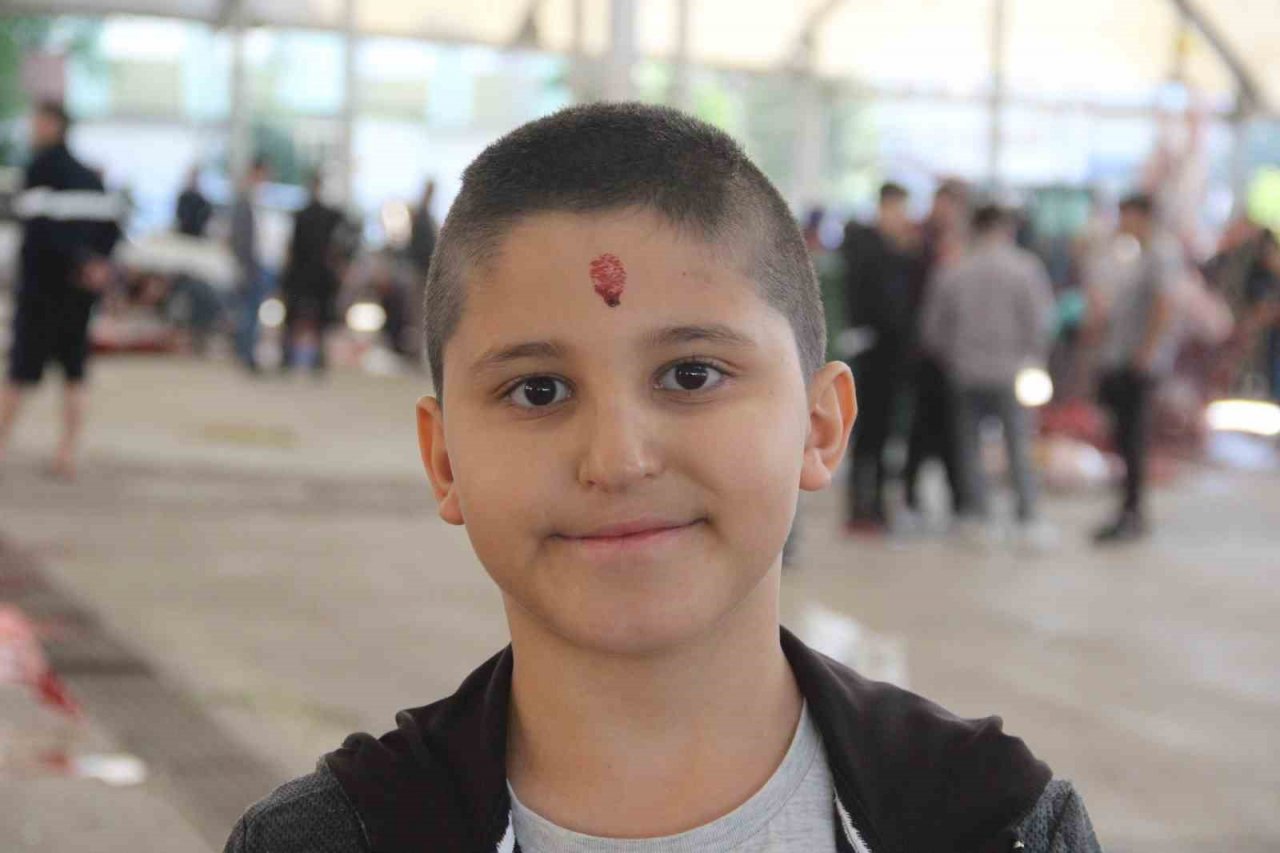 Kurban kesim alanları oyun parkına döndü