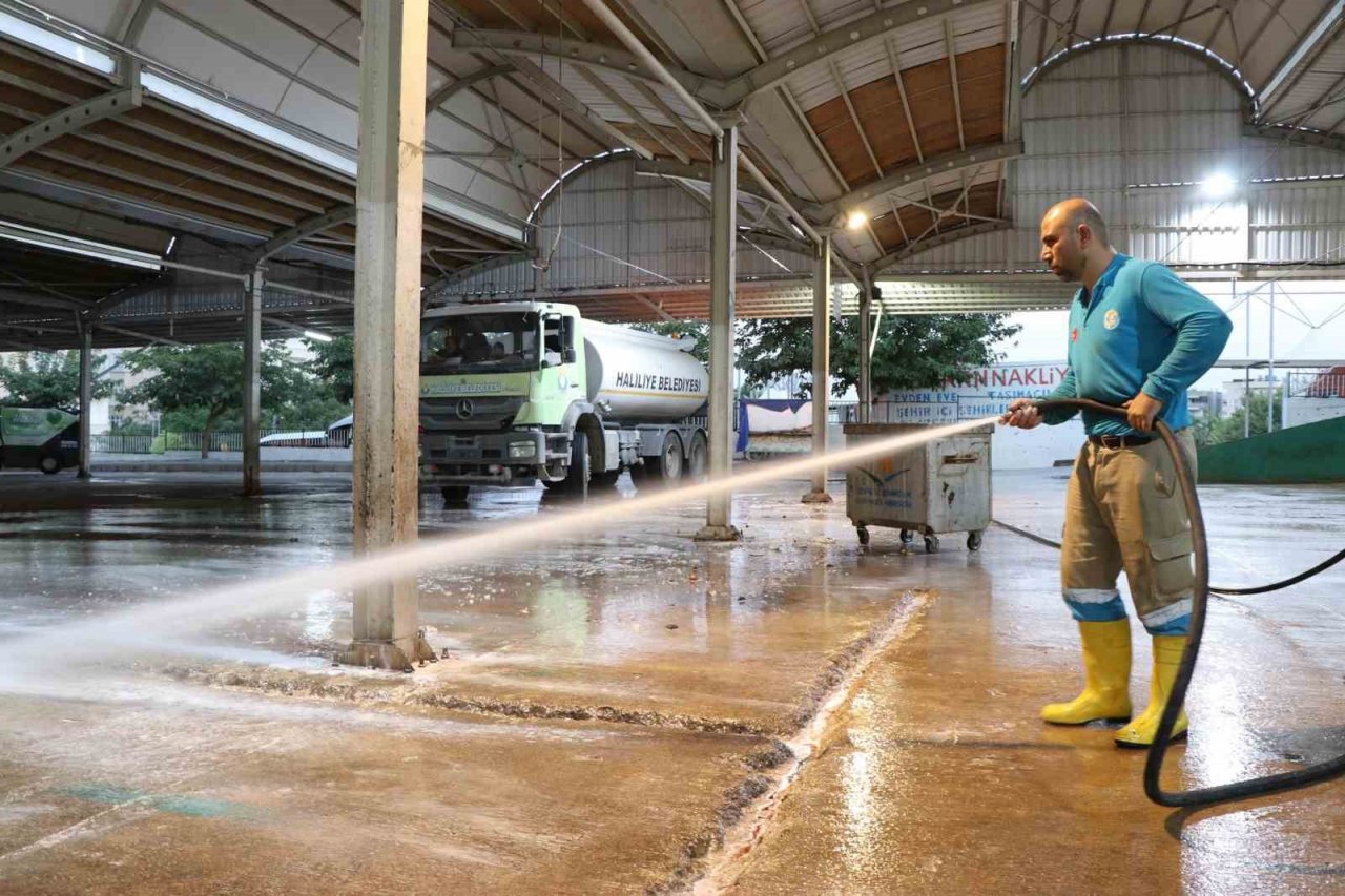 Haliliye Belediyesi Kurban Bayramında tam kadro sahada