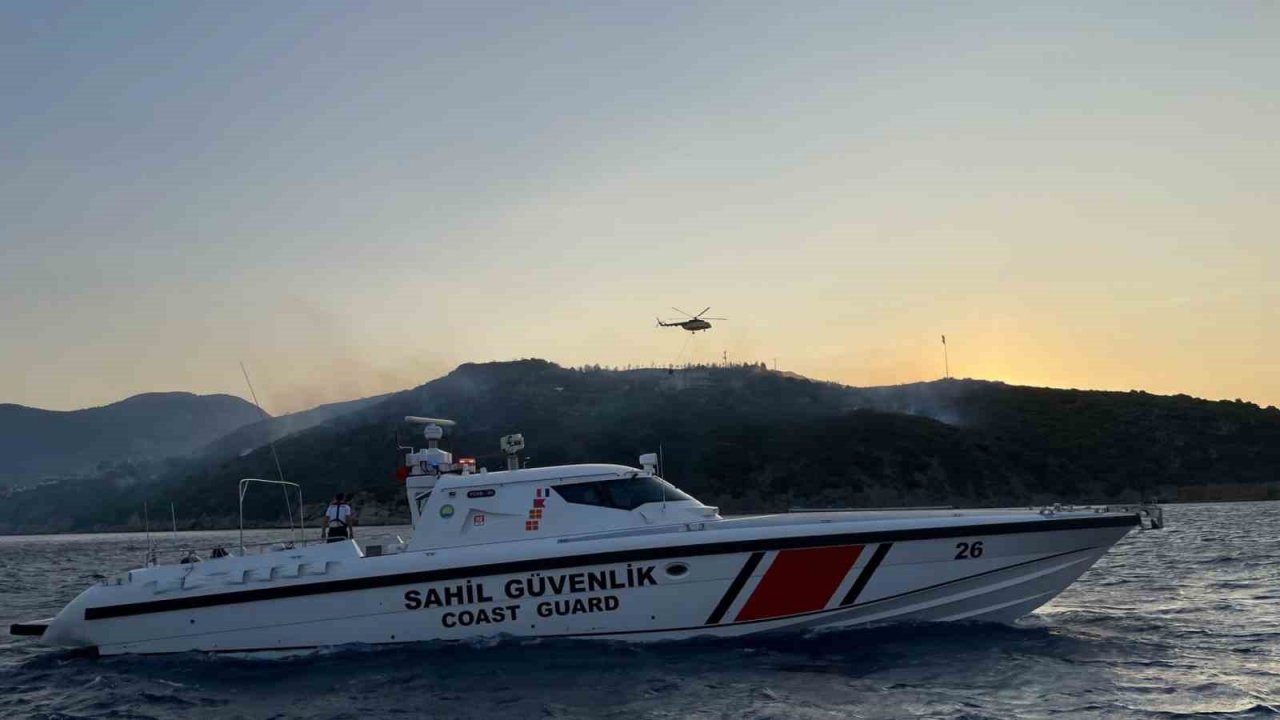 Datça’daki orman yangını kontrol altına alındı