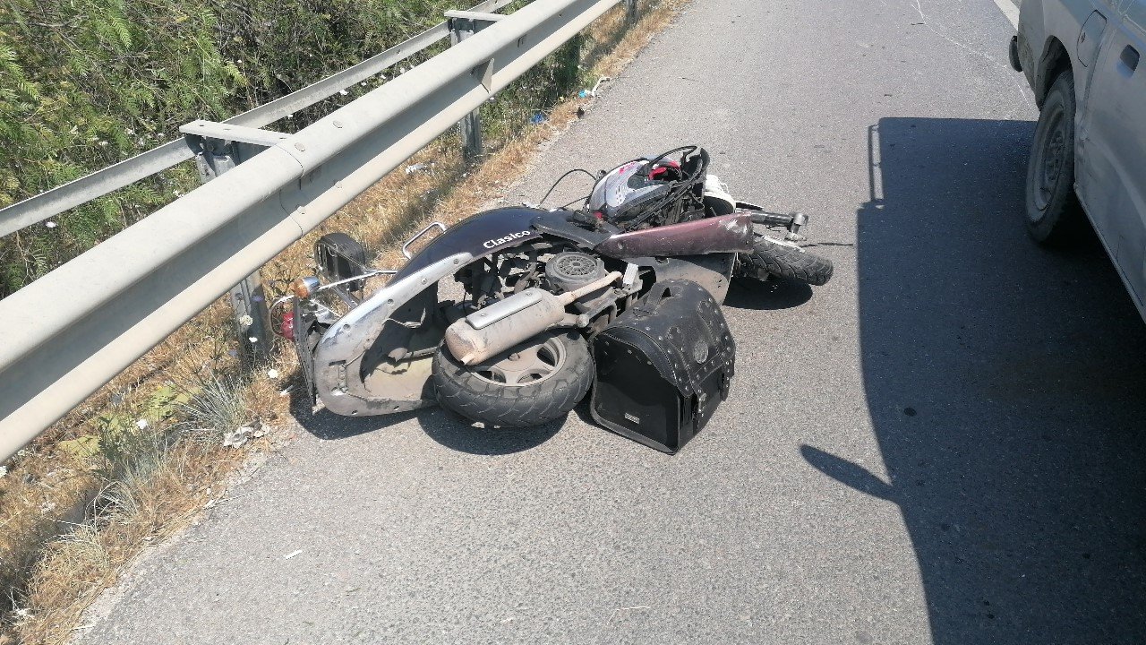 Satılık ilanı verdiği motosikletiyle yaptığı kazada hayatını kaybetti