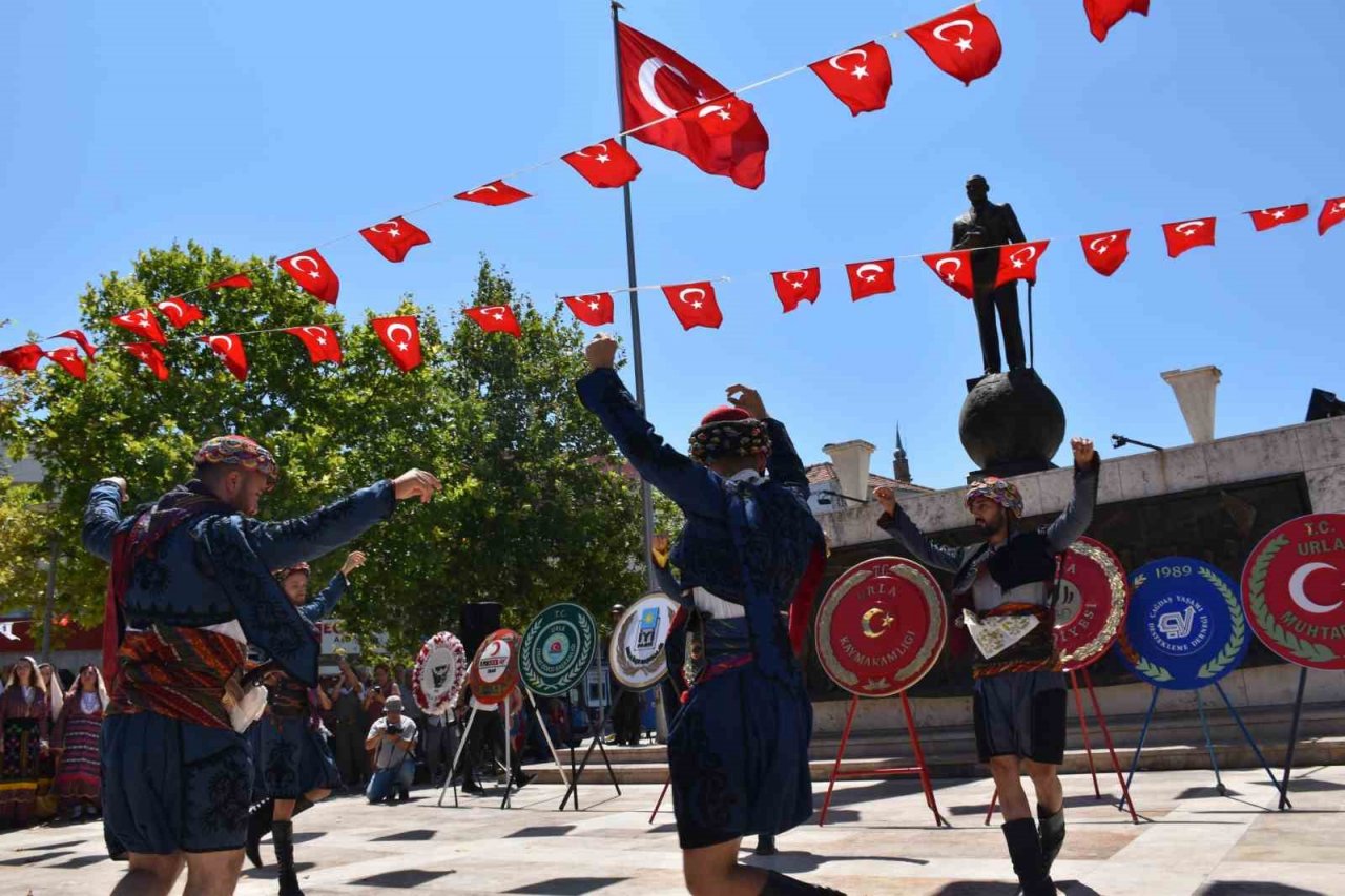 Atatürk’ün Urla’ya gelişinin 97. yılı coşkuyla kutlandı
